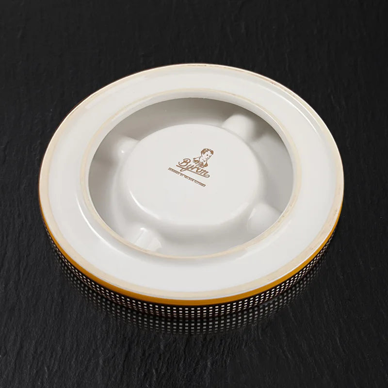 Cigar Ashtray COHIBA 2021 Cigar Ashtray Large Ceramic COHIBA Ashtray 4 Slot Cigar Ashtray Holder.