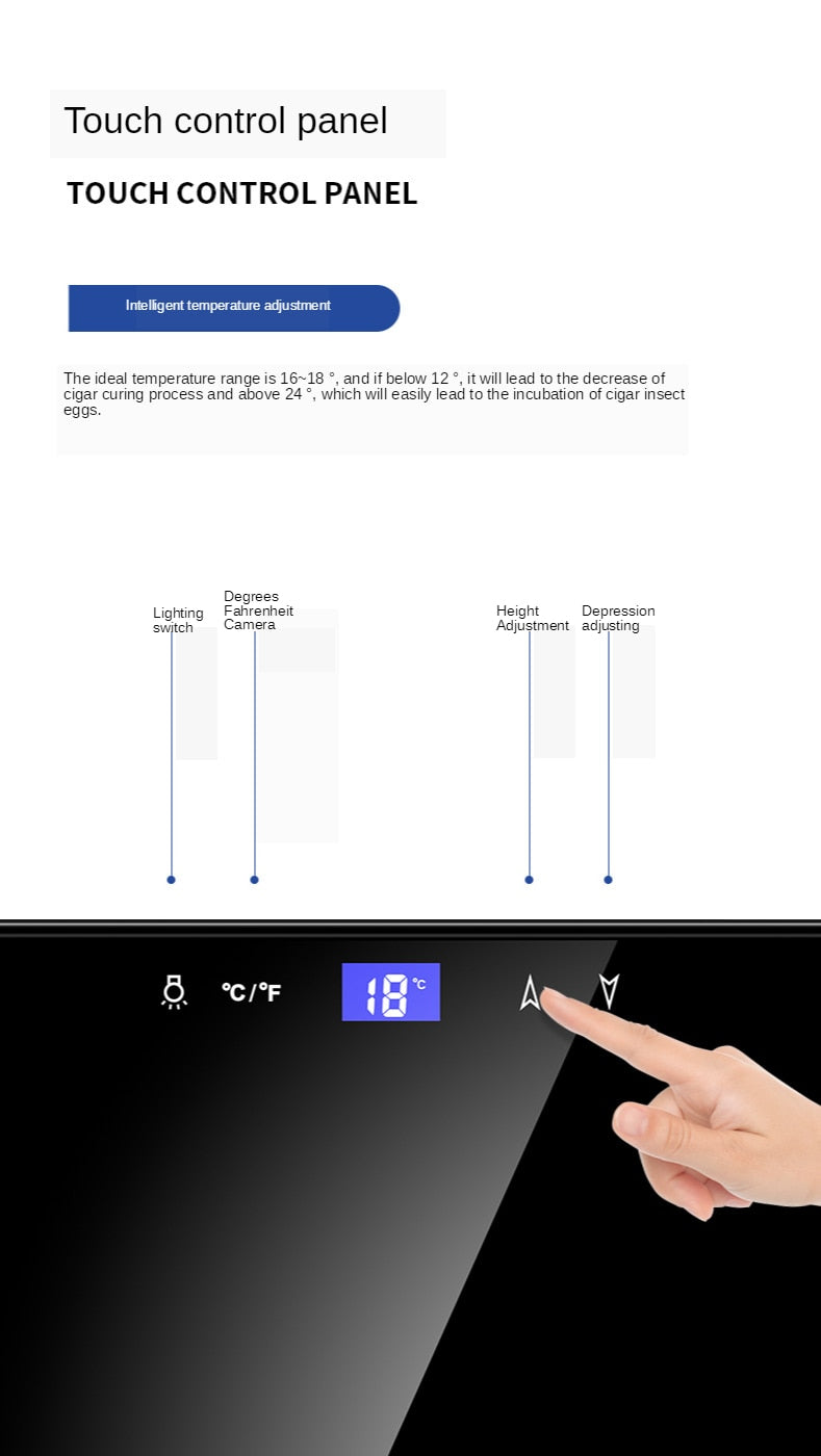 FUKE FK-25C Intelligent Constant Temperature Moisturizing Household Small Cigar Cabinet wine cabinet