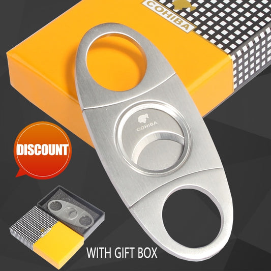 COHIBA Cigar Cutter Brand New Stainless Steel Metal Classic Cigar Cutter