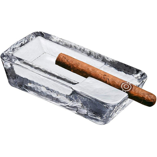 Cigar Ashtray Beautiful Handmade Highest Quality Crystal Glass Elegant And Eye Catching.