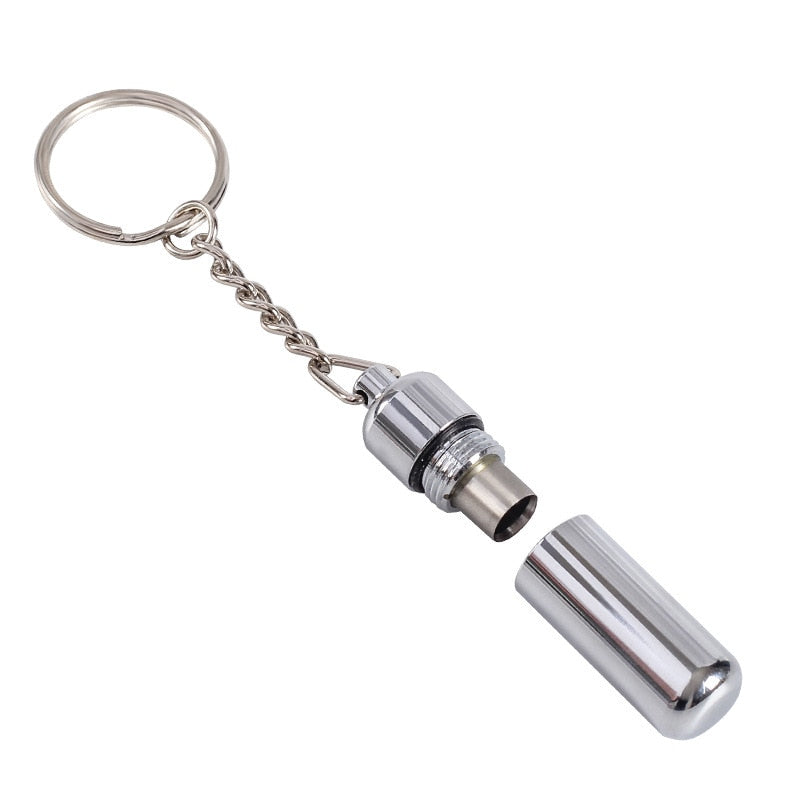 1pcs Cigar Punch Cigar Drill Stainless Steel Portable Cigar Tool Portable With Keychain.