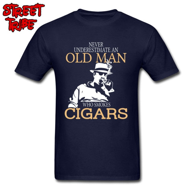 Cigars Men Funny T-shirt Breaking Bad TV T Shirt Character Print Movie Swag Clothing