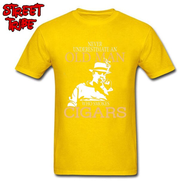 Cigars Men Funny T-shirt Breaking Bad TV T Shirt Character Print Movie Swag Clothing