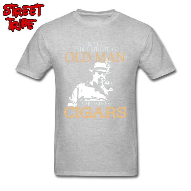 Cigars Men Funny T-shirt Breaking Bad TV T Shirt Character Print Movie Swag Clothing