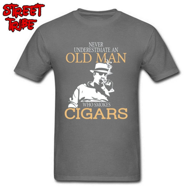 Cigars Men Funny T-shirt Breaking Bad TV T Shirt Character Print Movie Swag Clothing