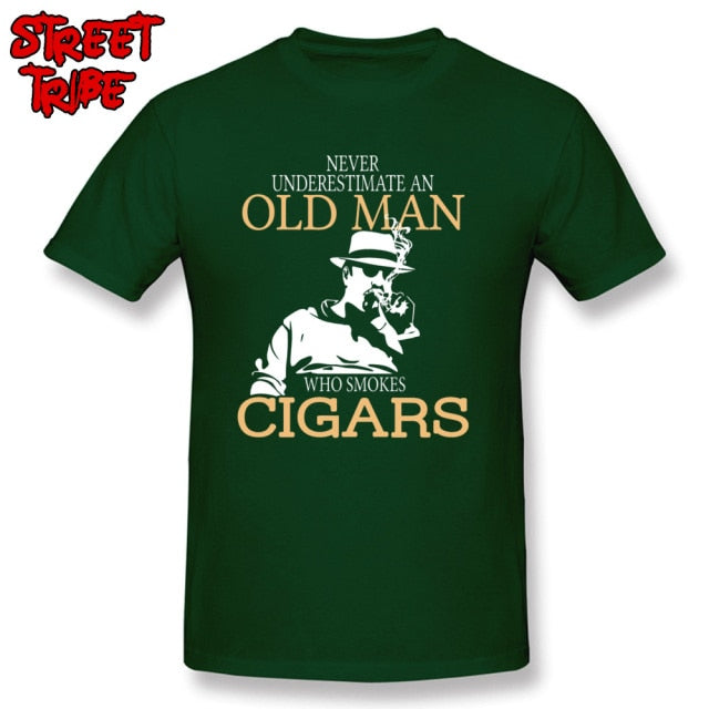 Cigars Men Funny T-shirt Breaking Bad TV T Shirt Character Print Movie Swag Clothing