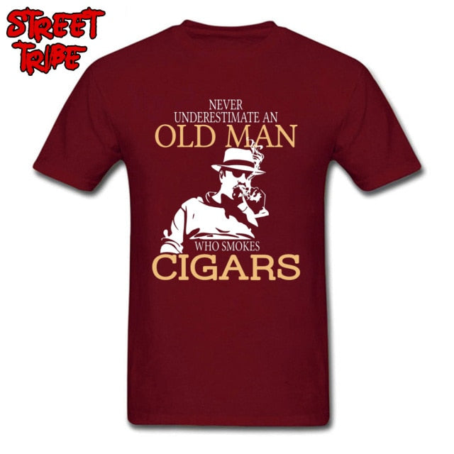 Cigars Men Funny T-shirt Breaking Bad TV T Shirt Character Print Movie Swag Clothing