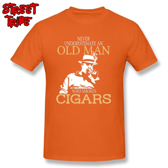 Cigars Men Funny T-shirt Breaking Bad TV T Shirt Character Print Movie Swag Clothing