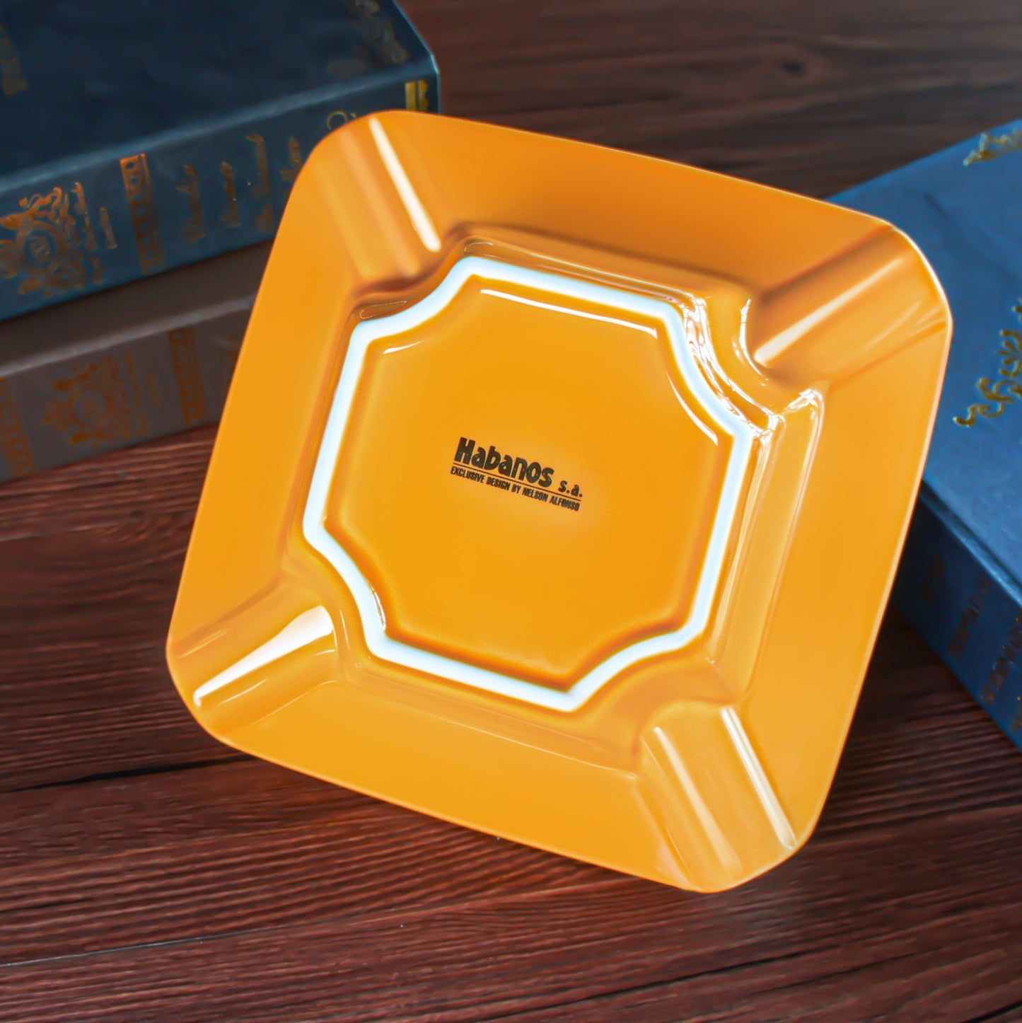 COHIBA Cigar Ashtray Large Outdoor Indoor Cigar Ashtray 4 Ciagr Holder Ashtray.