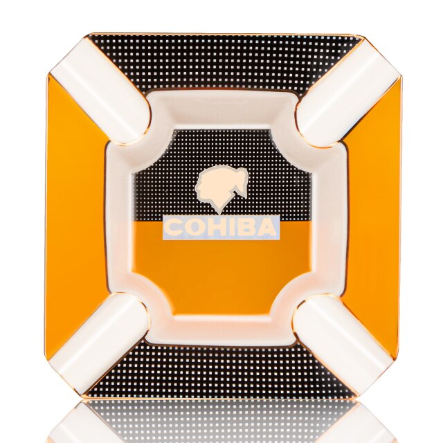 COHIBA Cigar Ashtray Large Outdoor Indoor Cigar Ashtray 4 Ciagr Holder Ashtray.