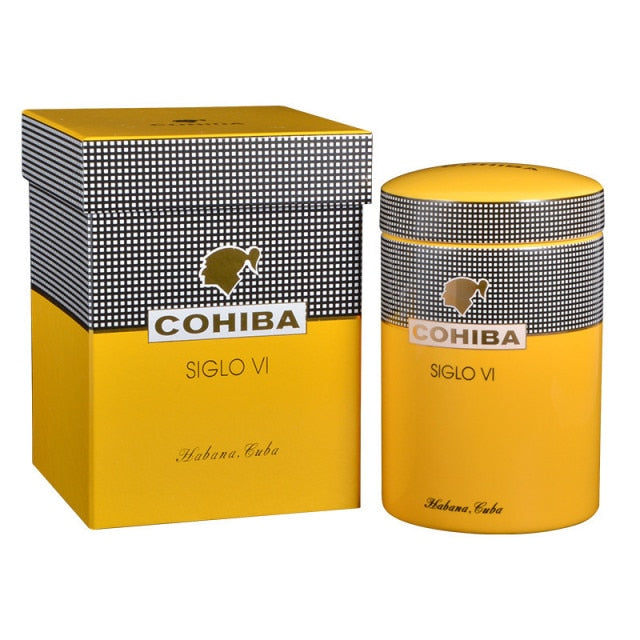 Humidor Tube Luxury Hot COHIBA Ceramic Cigar Jar Multi Large Capacity Cigar Accessories.