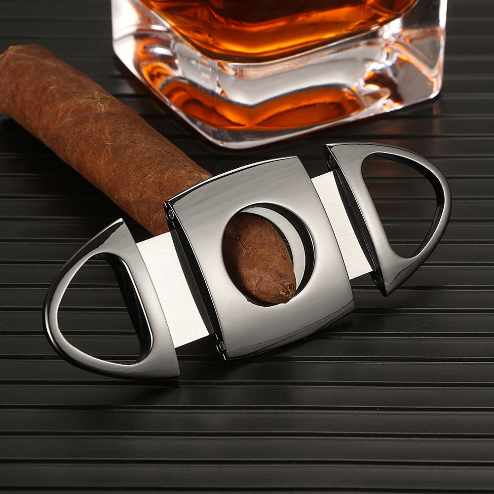 Cigar Case Galiner Leather Humidor W 2 Torch Lighter Cigar Cutter Boveda 8g Humifidifer Bag Travel Cigar Humidor Accessories Set.