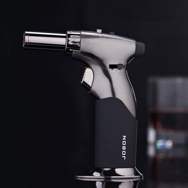 Cigar Torch 2021 By "JOBON" High Temperature Jet Torch Flame Gun Indoor Outdoor Gas Windproof Cigar Lighter.