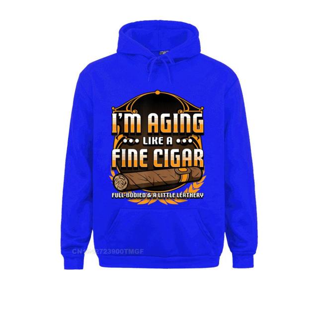 Humorous Smoke Cigar Hoodie Funny Cigar Lover New Hoodie New Fashion Men And Women Wear Variety Colors.