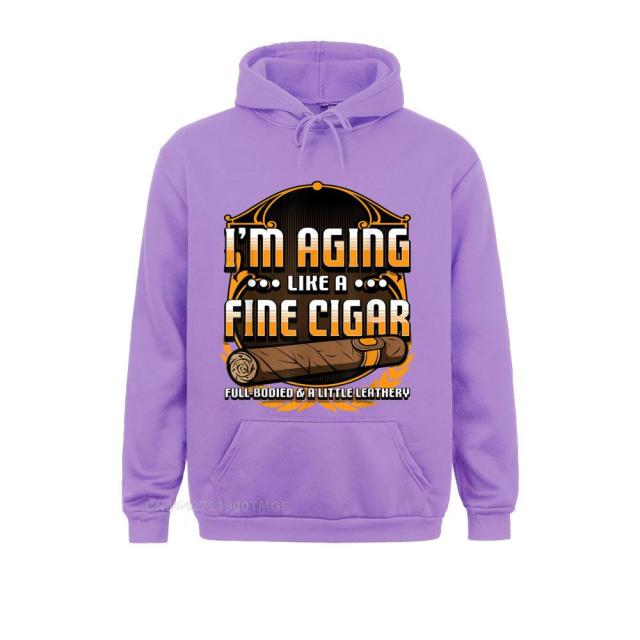 Humorous Smoke Cigar Hoodie Funny Cigar Lover New Hoodie New Fashion Men And Women Wear Variety Colors.