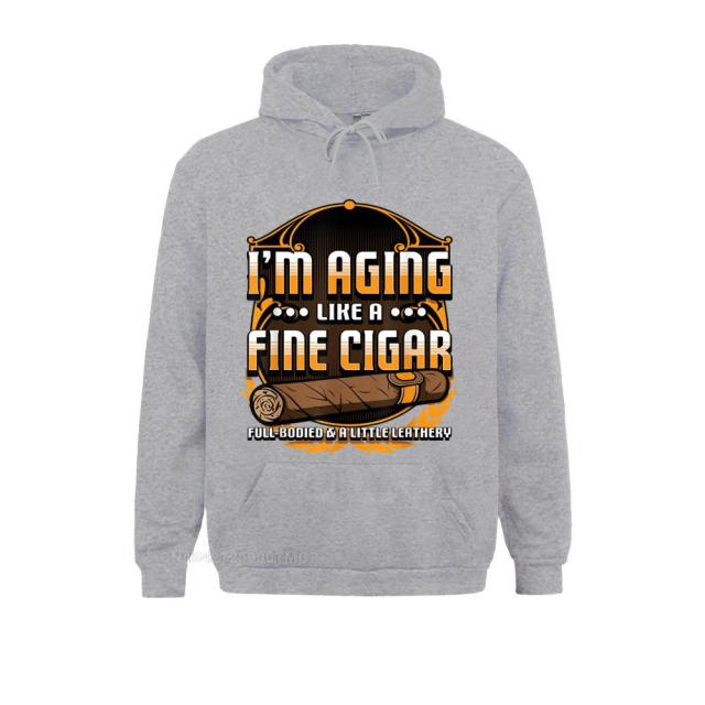 Humorous Smoke Cigar Hoodie Funny Cigar Lover New Hoodie New Fashion Men And Women Wear Variety Colors.