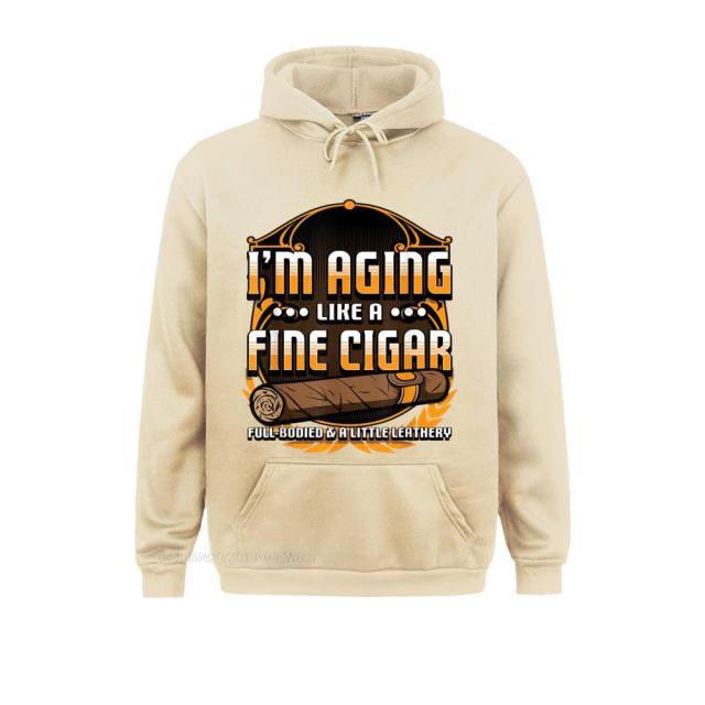 Humorous Smoke Cigar Hoodie Funny Cigar Lover New Hoodie New Fashion Men And Women Wear Variety Colors.