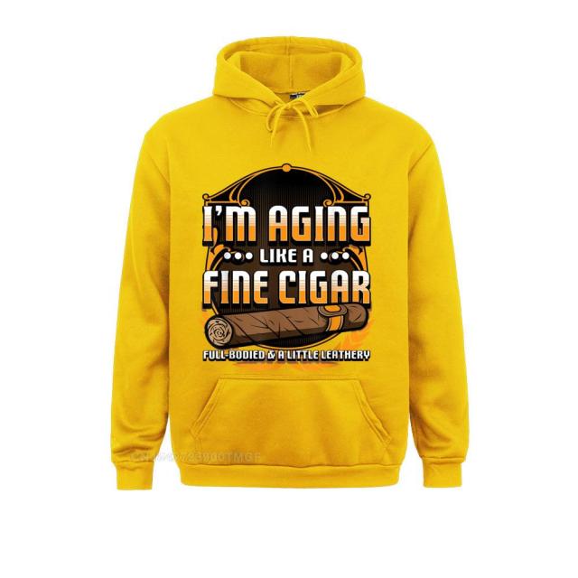 Humorous Smoke Cigar Hoodie Funny Cigar Lover New Hoodie New Fashion Men And Women Wear Variety Colors.