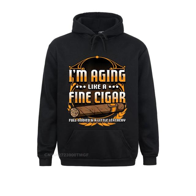 Humorous Smoke Cigar Hoodie Funny Cigar Lover New Hoodie New Fashion Men And Women Wear Variety Colors.