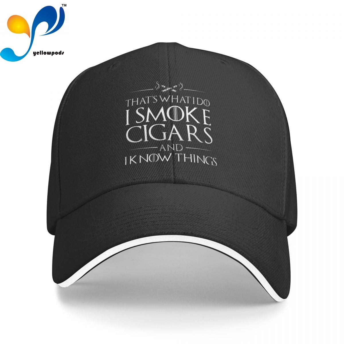 I Smoke Cigars Cap Snapback Hat for Men And Women Multicolor Fits All.