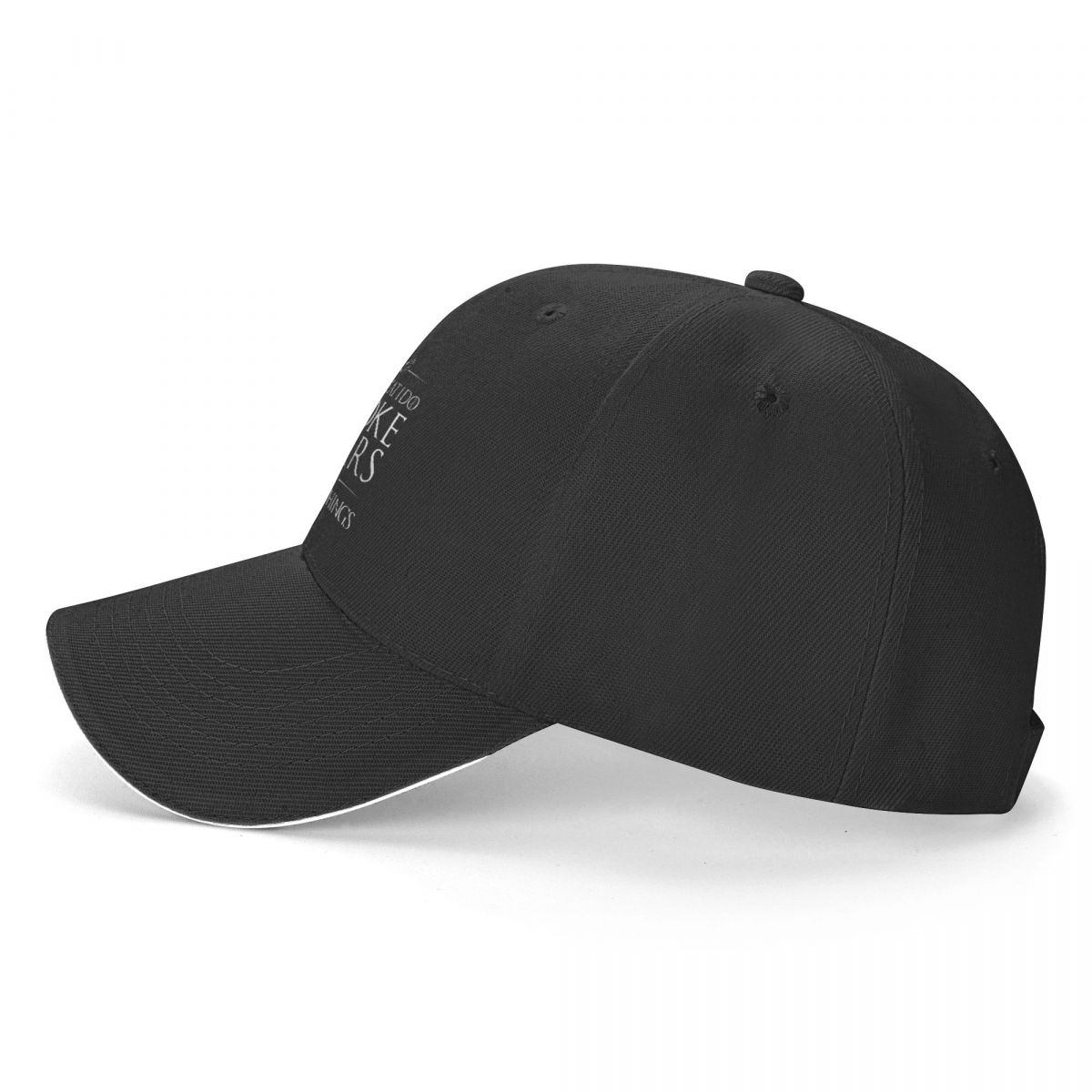 I Smoke Cigars Cap Snapback Hat for Men And Women Multicolor Fits All.