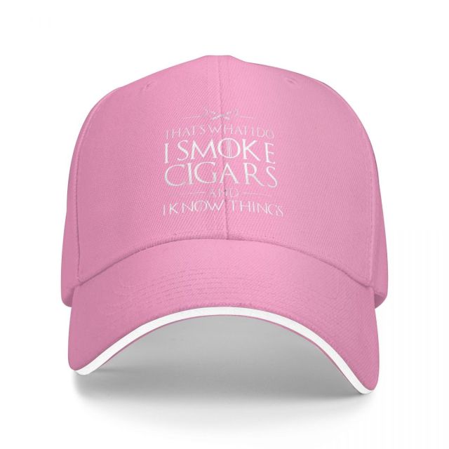 I Smoke Cigars Cap Snapback Hat for Men And Women Multicolor Fits All.